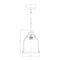 Z-Lite Burren 1 Light Mini Pendant, Matte Black And Clear Seedy 337MP-MB - alternate 8